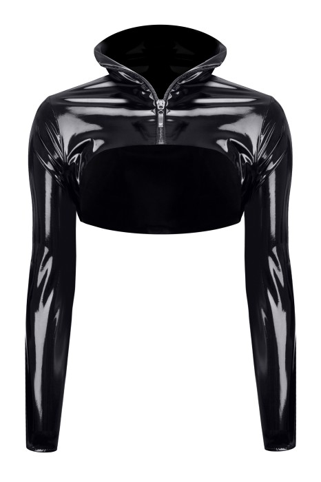 TDNele001 - black, vinyl jacket - sizes: S,M,L,XL,XXL
