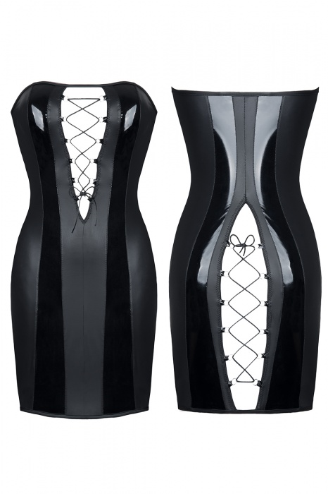 IRMA - czarna sukienka - rozmiary: S,M,L,XL,XXL