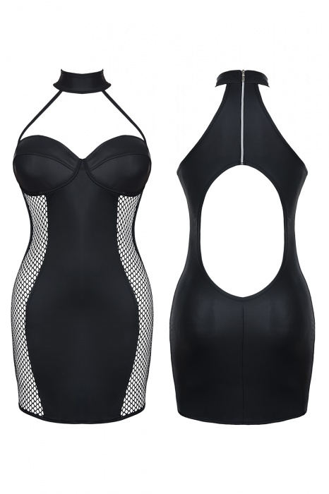 DDFeme001 - czarna sukienka - rozmiary: S,M,L,XL,XXL