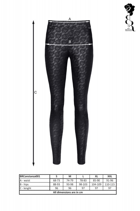 BRConstanza001 - printed leggings - sizes: S,M,L,XL,XXL