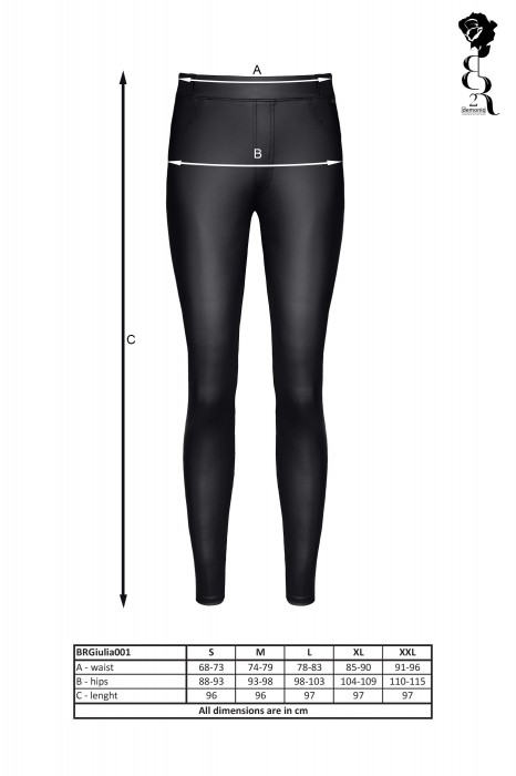 BRGiulia001 - leggings - sizes: S,M,L,XL,XXL