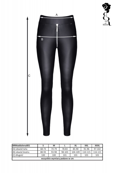 BRMaddalena001 - leggings - sizes: S,M,L,XL,XXL