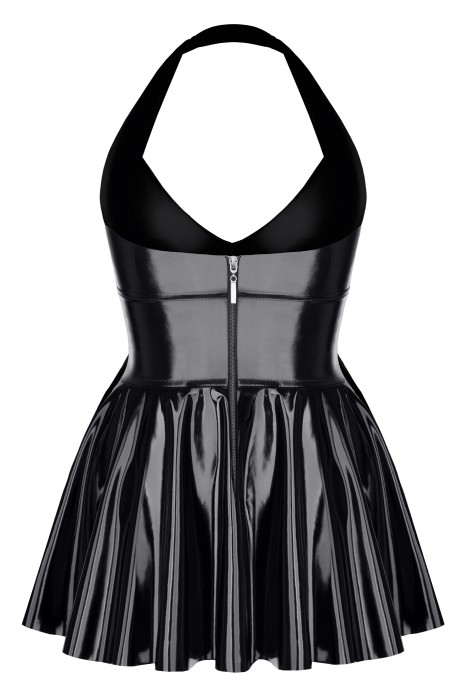 TDSvenja001 - black PVC dress - sizes: S,M,L,XL,XXL