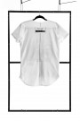 TSHFW001 - biały T-shirt kształt fashion - rozmiary: S,M,L,XL,XXL
