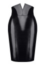 TDFinja001 - black, vinyl skirt - sizes: S,M,L,XL,XXL