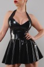 TDSvenja001 - black PVC dress - sizes: S,M,L,XL,XXL