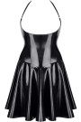 TDJutta001 - black PVC dress - sizes: S,M,L,XL,XXL