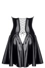 TDJutta001 - black PVC dress - sizes: S,M,L,XL,XXL