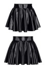 TDMaren001 - black, vinyl skirt - sizes: 3XL,4XL,5XL