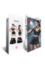 DDAlida001 - black, wetlook shorts - sizes: S,M,L,XL,XXL