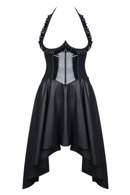 CHRISTINE - czarna sukienka - rozmiary: S,M,L,XL,XXL