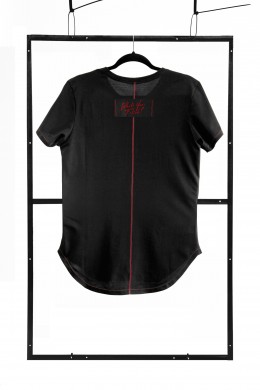 TSHFB003 - black T-shirt fashion shape - sizes: S,M,L,XL,XXL